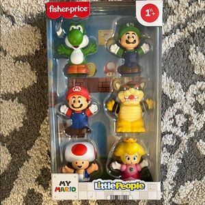 Fisher Price Little People My Mario set, NIB!
